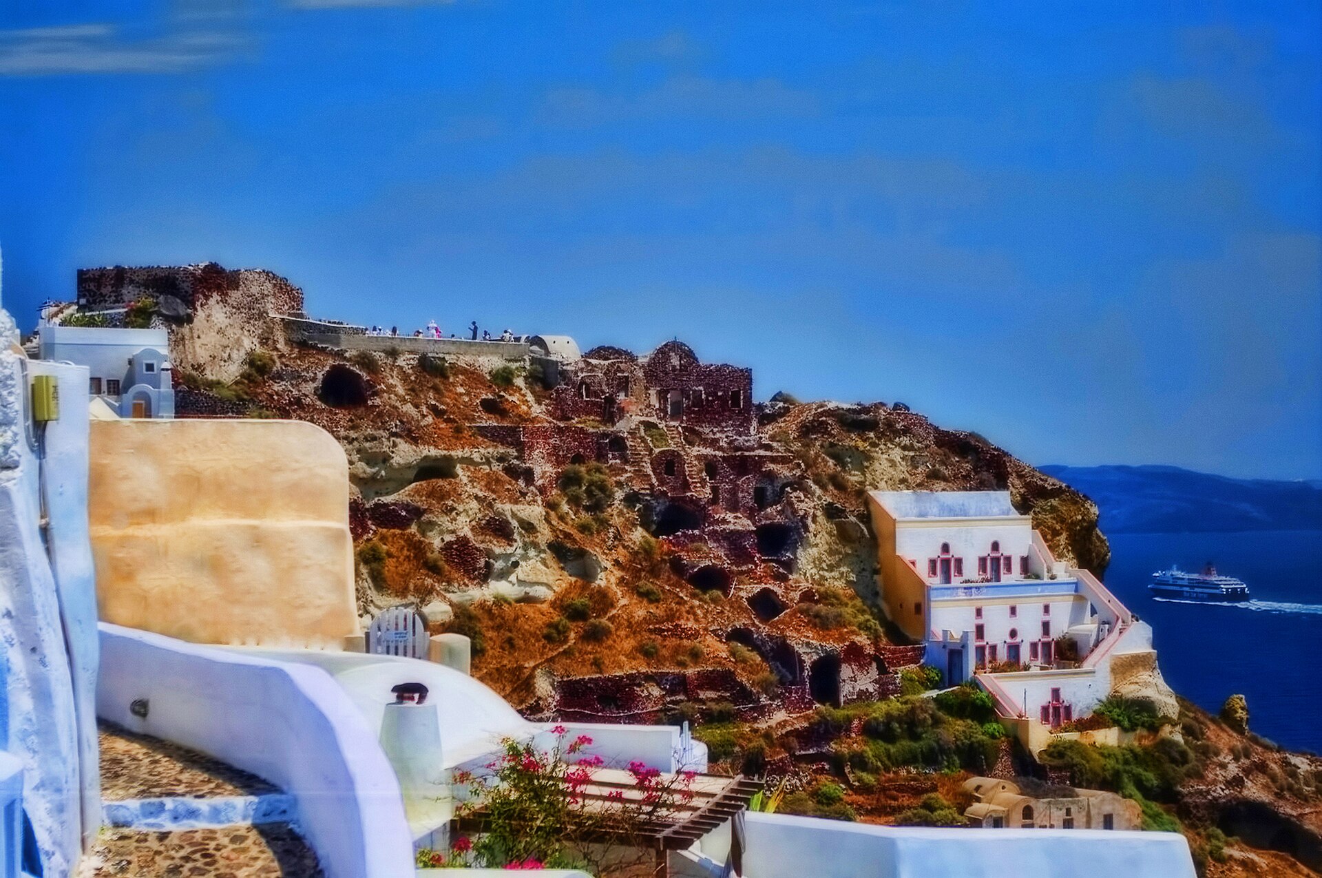 Santorini Caldera & Sunset Awe — Oia Castle