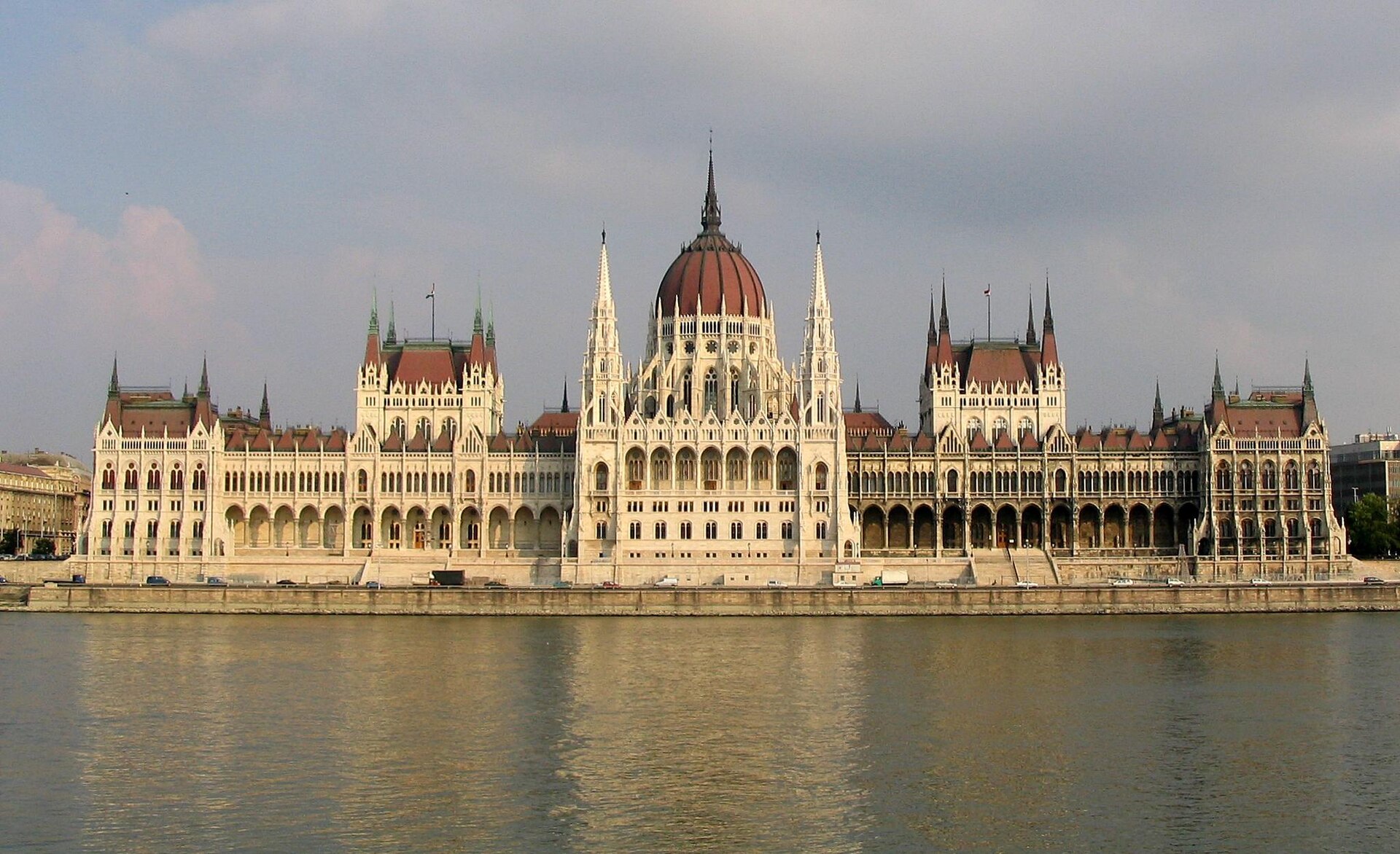 Budapest's Danube Panorama — Hungarian Parliament Building