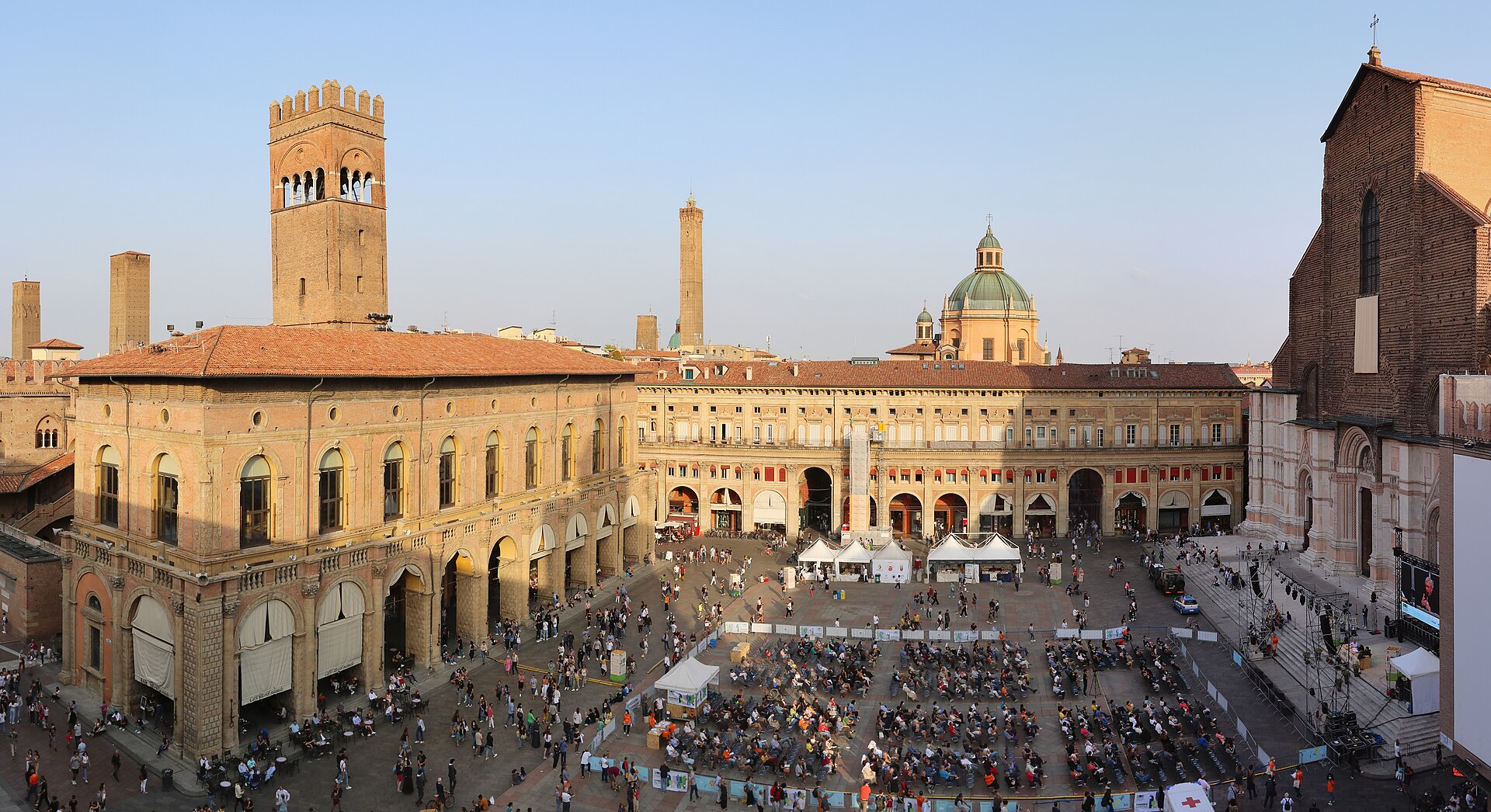 Tortellini & Trattorias of Bologna — Piazza Maggiore, Bologna