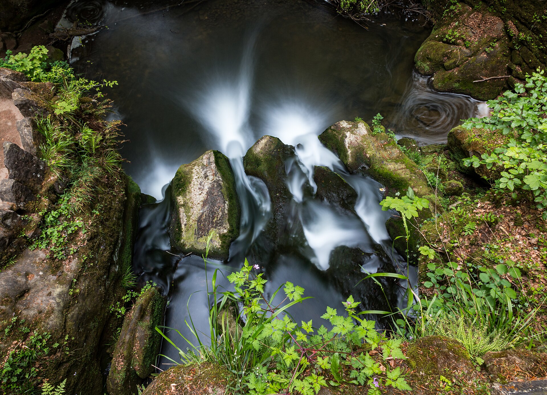 Mullerthal Little Switzerland Rock Trails — Schiessentümpel Waterfall