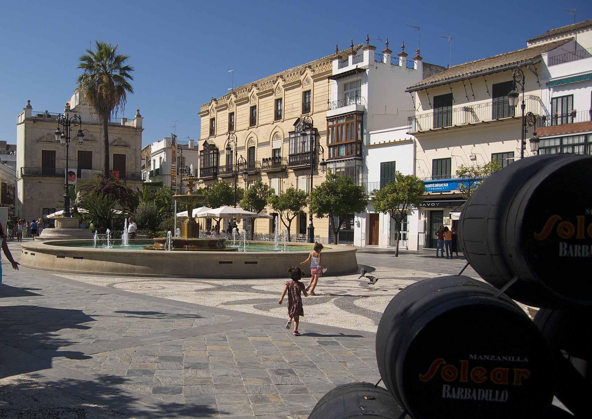 Sanlúcar — Manzanilla & Langostinos — Plaza del Cabildo, Sanlúcar
