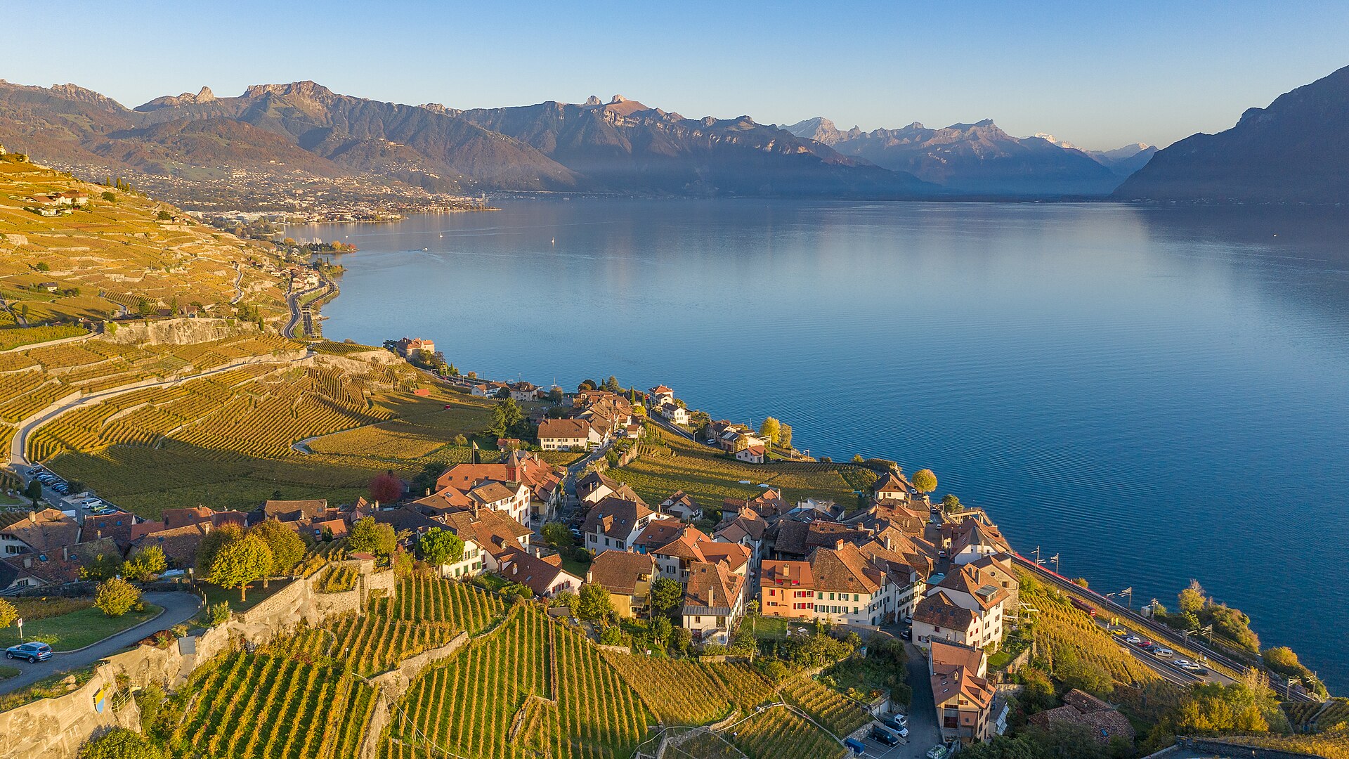 Lavaux Vineyards & Lake Geneva — Lavaux Terraces